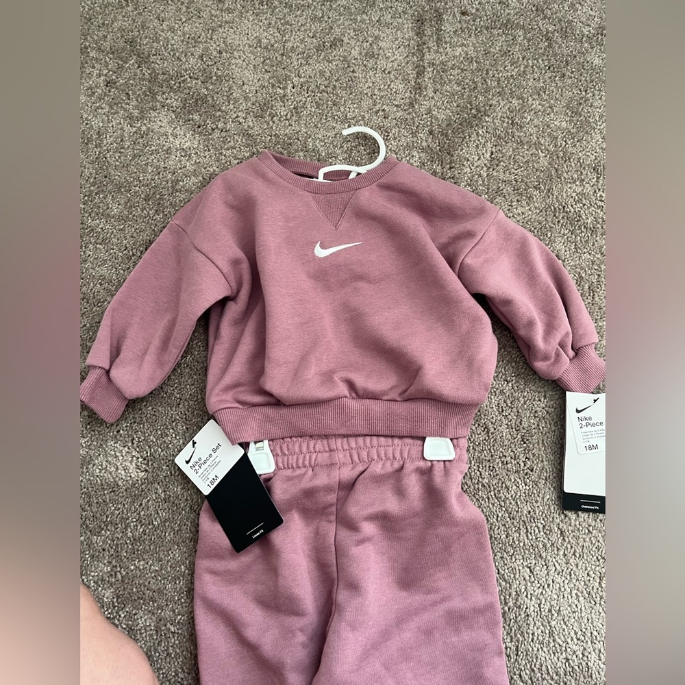 Nike Kids Purple Sweatshirt and Joggers Set- Brand new with tags